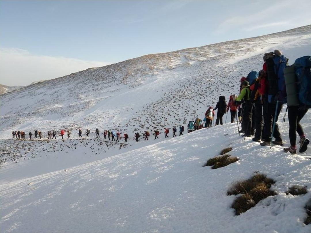 Dağcılardan Uludağ&rsquo;da Vefa Tırmanışı