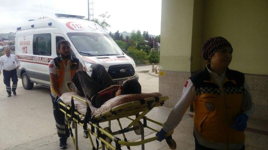 İnşaat İskelesinden D&uuml;şen Iraklı İnşaat İş&ccedil;isi Yaralandı