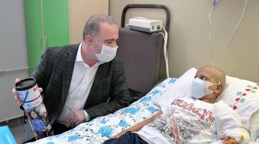 Başkan Özgökçe’den Lösemili Çocuklara Moral