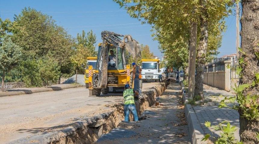 Maski Yakınca-bostanbaşı Mahallesindeki İ&ccedil;me Suyu &Ccedil;alışmalarında Sona Yaklaştı