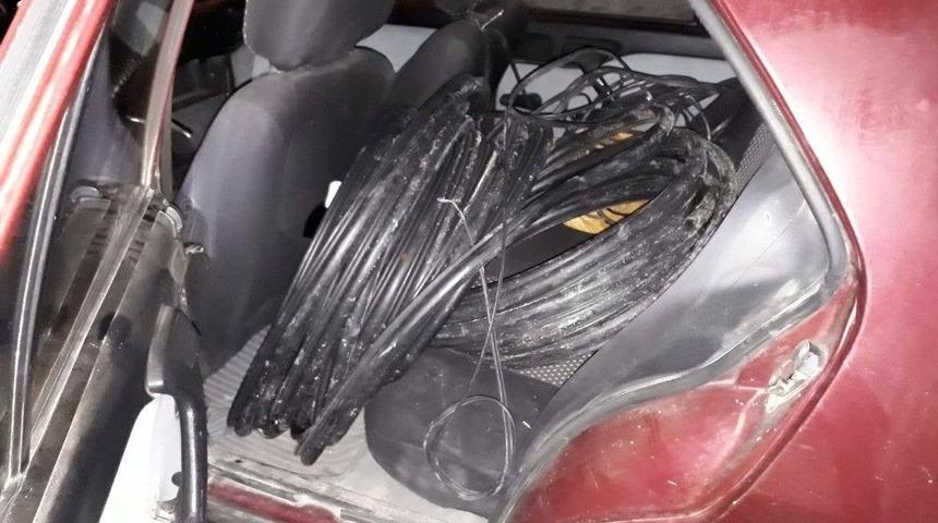 Selendi&rsquo;de Kablo Hırsızlarına Jandarmadan Su&ccedil;&uuml;st&uuml;