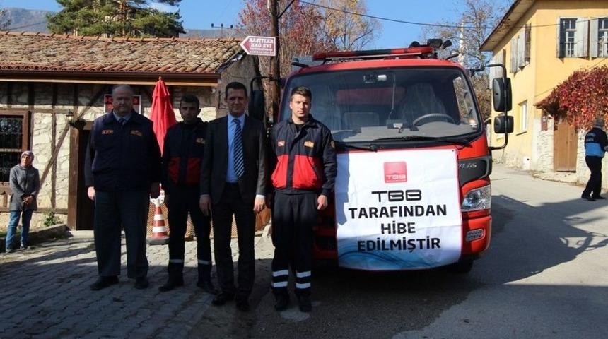 Safranbolu&rsquo;nun Dar Sokakları İ&ccedil;in Mini İtfaiye Aracı Hizmete Alındı