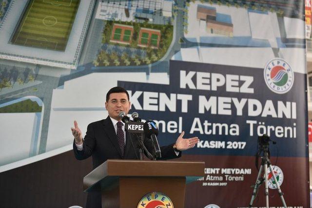 ’kepez Kent Meydanı Projesi’nin Temeli Atıldı