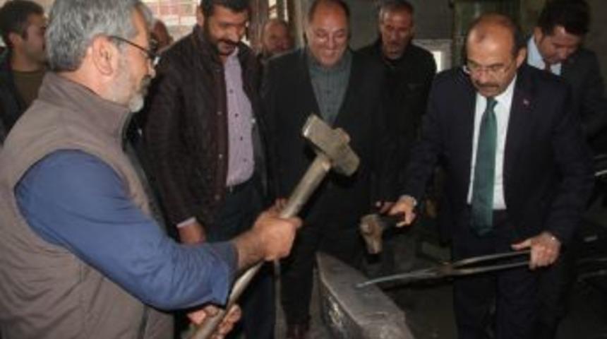 Vali&rsquo;den Sanayi Esnafına Ziyaret