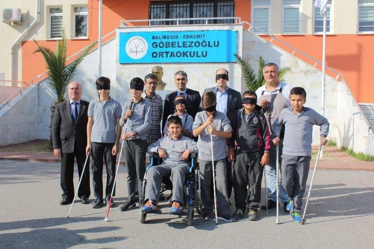 Edremit&rsquo;te &Ouml;ğrenciler, Kısa S&uuml;reli Engelli Oldular