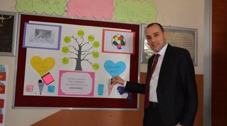 Selendi İmam-hatip Lisesinde &rsquo;askıda Kalem, Silgi&rsquo; Projesi