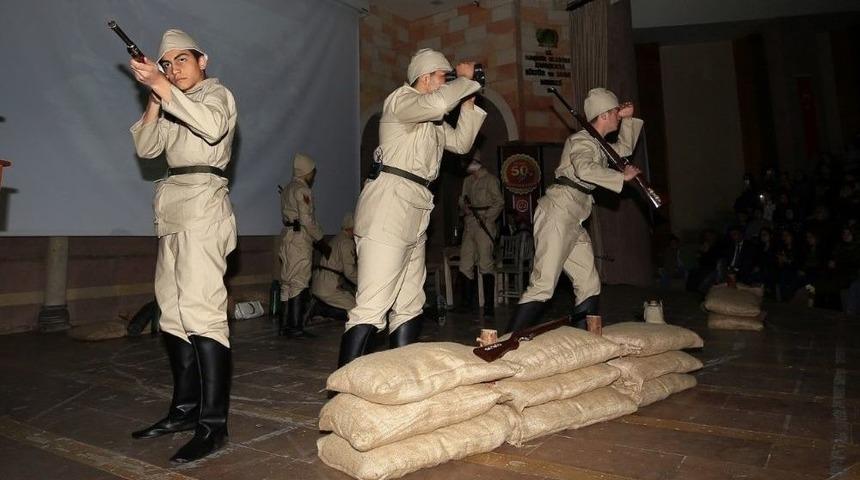 Nevşehir&rsquo;de &Ccedil;anakkale Zaferi&rsquo;nin 103.yıld&ouml;n&uuml;m&uuml; Ve Şehitler G&uuml;n&uuml; T&ouml;reni D&uuml;zenlendi.