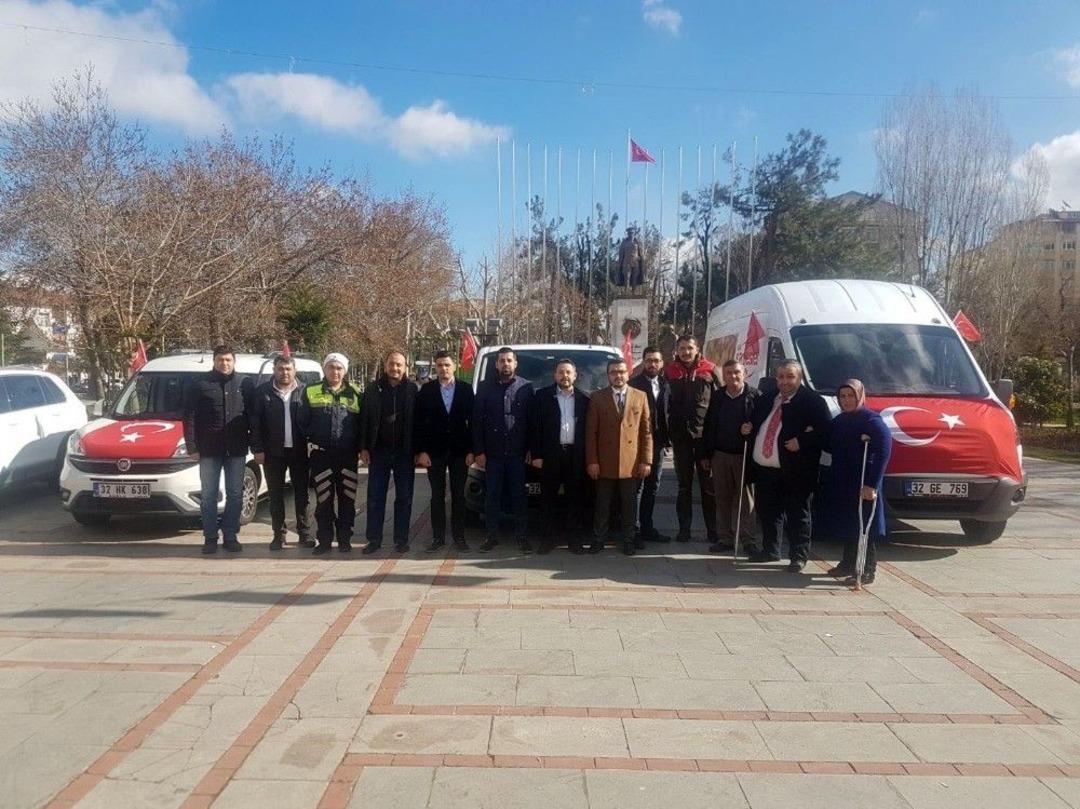 Afrin&rsquo;deki Mehmet&ccedil;iğe Isparta G&uuml;l Lokumu Ve Kuruyemiş Desteği