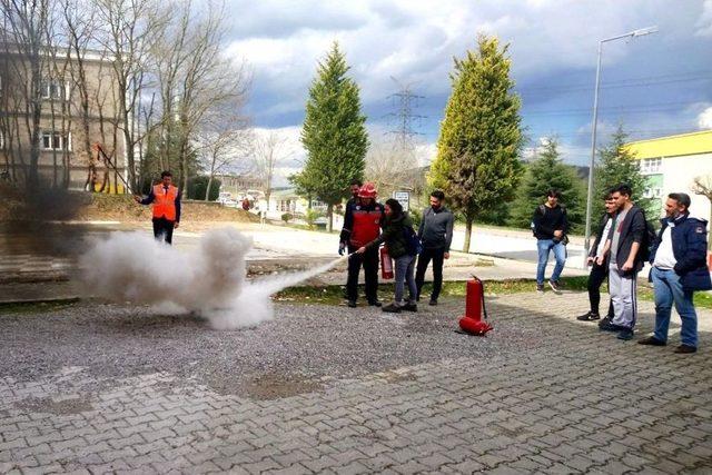 Saü’de ’yangınla Başa Çıkabilme’ Eğitimi