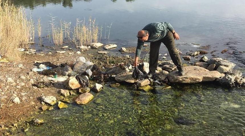 Kuşadası Dilek Yarımadası Milli Parkı&rsquo;nda &Ccedil;evre Temizliği Yapıldı