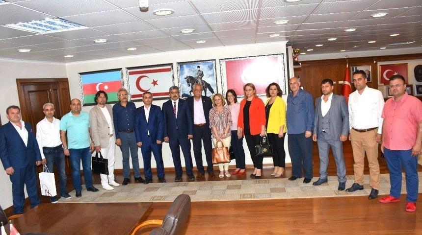 Mhp İl&ccedil;e Teşkilatı Başkan Alıcık&rsquo;ı Ziyaret Etti