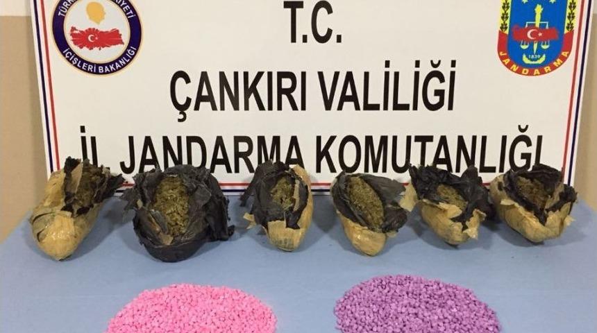 &Ccedil;ankırı&rsquo;da Piyasa Değeri 300 Bin Tl Olan Uyuşturucu Ele Ge&ccedil;irildi