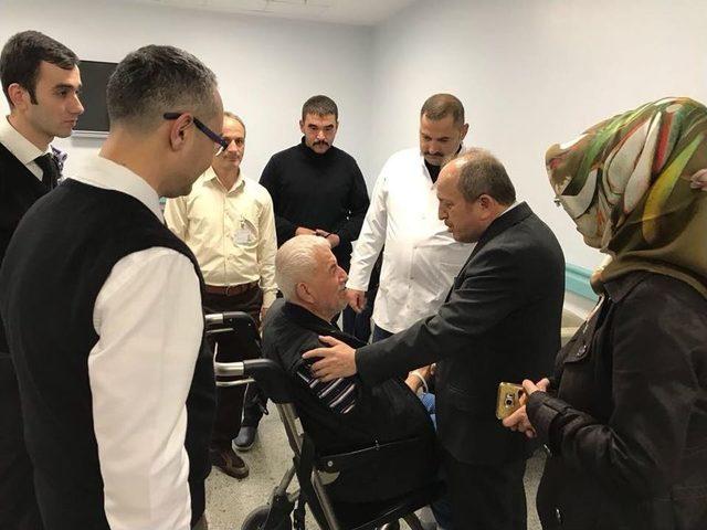 Karadağ Ve Akar&rsquo;dan Hasta Ziyareti 3