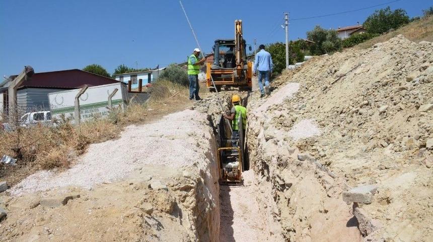 Kırkağaç’ın 5 Mahallesinde Altyapı Çalışması