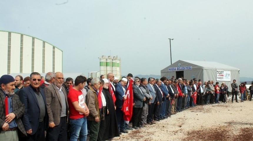 Afrin Şehitleri İçin Sınırda Gıyabi Cenaze Namazı Kılındı