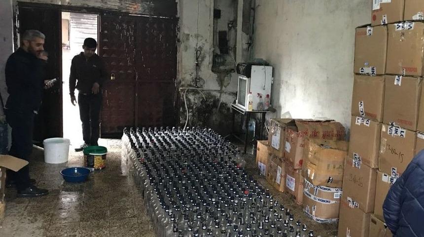 Polisten 1 Milyonluk Sahte İ&ccedil;ki Operasyonu