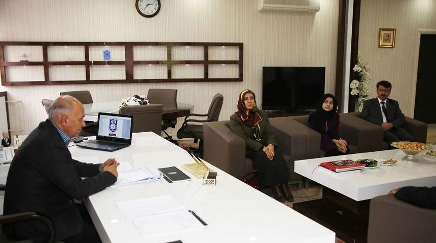 Başkan &Ccedil;alışkan, Balkan &Uuml;&ccedil;&uuml;nc&uuml;s&uuml; Tekvandocuyu Kabul Etti