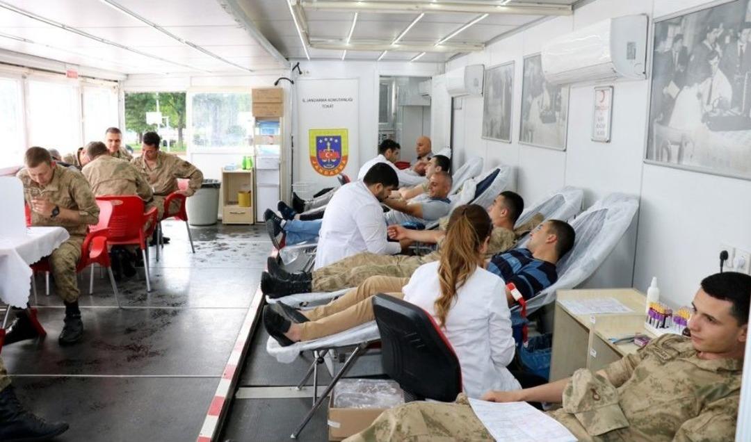 Jandarma&rsquo;dan &rsquo;vatan İ&ccedil;in Can, Millet İ&ccedil;in Kan&rsquo; Etkinliği