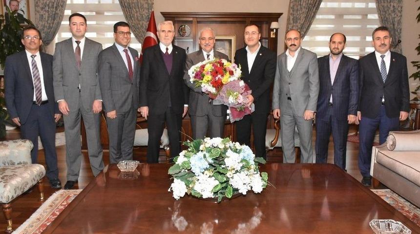 Vali G&uuml;ven&ccedil;er, Masidap Heyetini Ağırladı