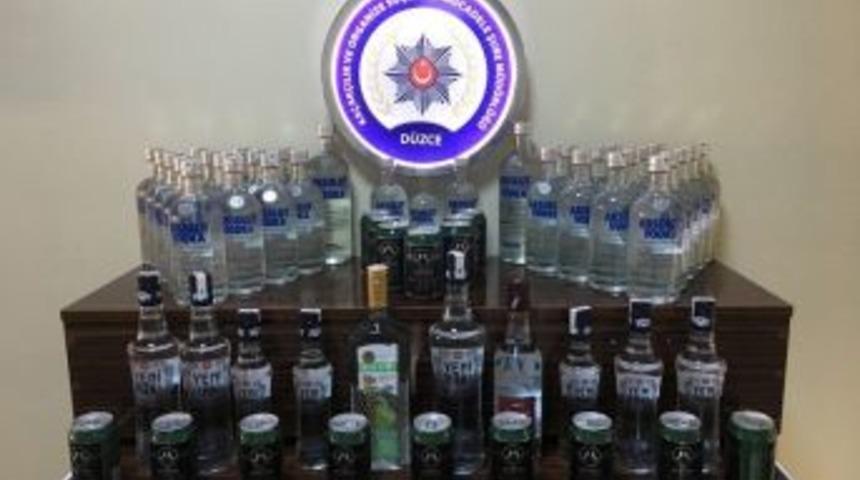 D&uuml;zce&rsquo;de Ka&ccedil;ak İ&ccedil;ki Operasyonu