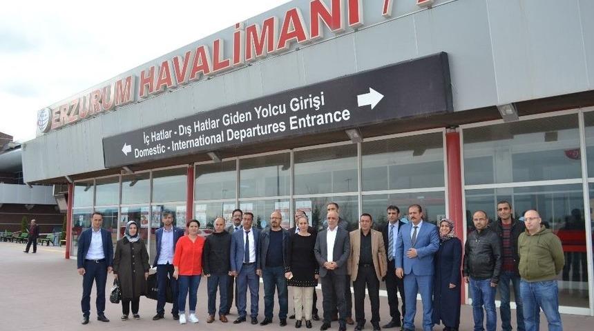 &Ouml;z B&uuml;ro İş Sendikası Genel Başkanı Baki G&uuml;lbaba Erzurum&rsquo;da