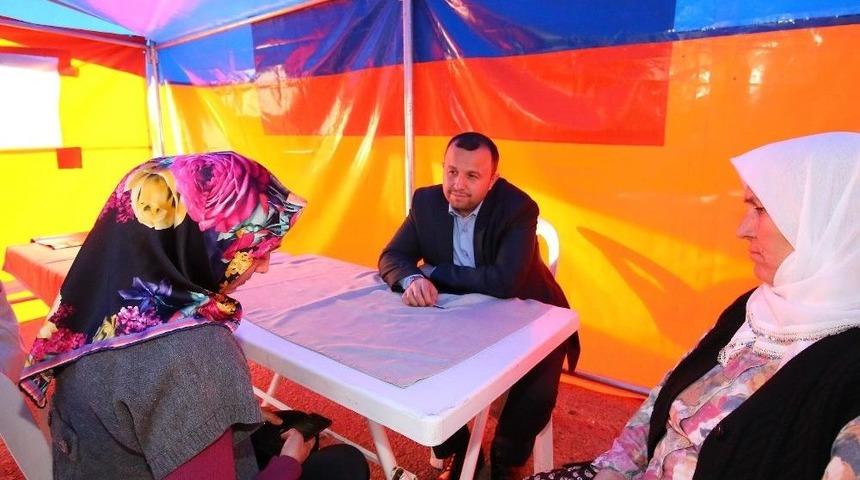 Taş, Gönül Çadırı’nda Vatandaşlarla Buluştu