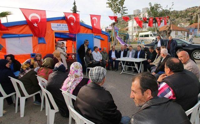 Taş, Gönül Çadırı’nda Vatandaşlarla Buluştu