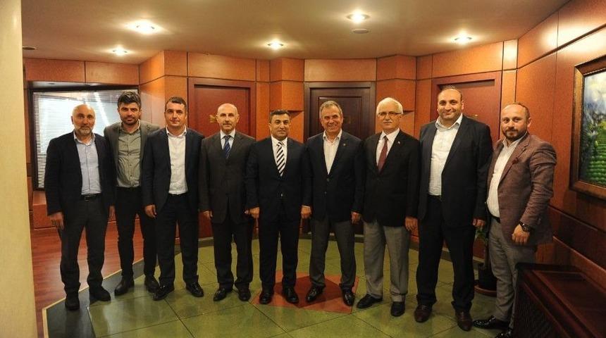 Ak Parti Ortahisar İl&ccedil;e Başkanı Altunbaş&rsquo;tan Ttb Başkanı Ergan&rsquo;a Ziyaret