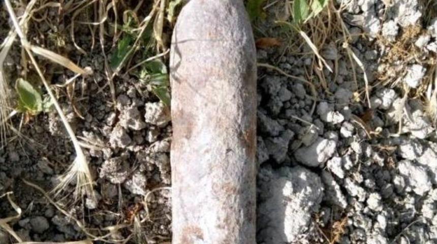 Manisa’da Tarlada Top Mermisi Bulundu