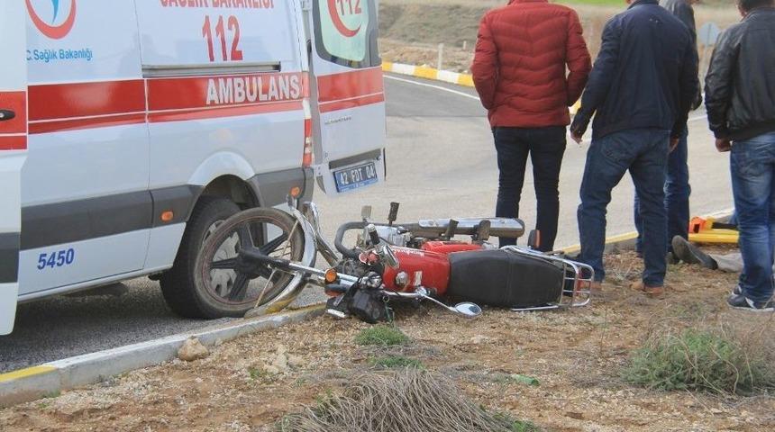 Beyşehir&rsquo;de Trafik Kazası: 1 Yaralı
