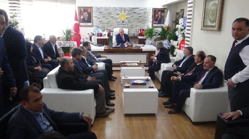 Başkan K&uuml;&ccedil;&uuml;k Ve İl&ccedil;e Teşkilatından Kahtalı&rsquo;ya Hayırlı Olsun Ziyareti