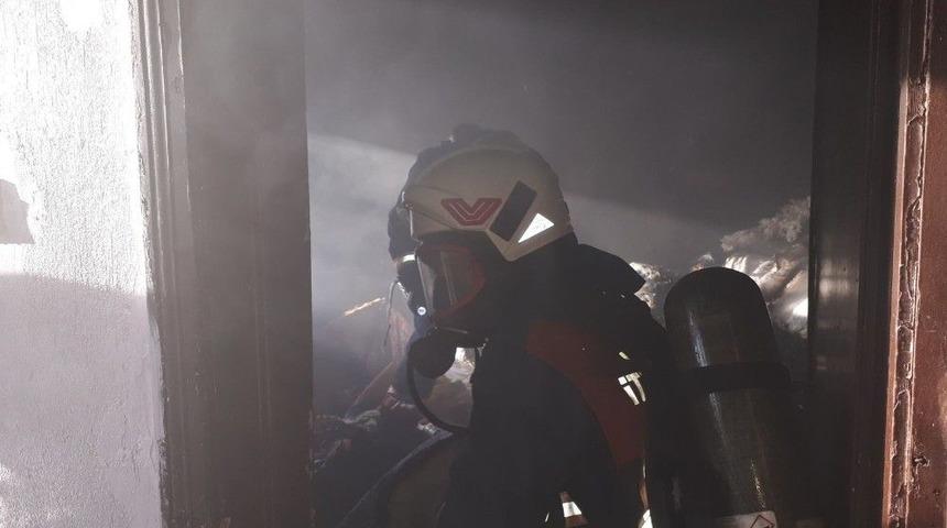 Siirt&rsquo;te Bir Evde Yangın &Ccedil;ıktı