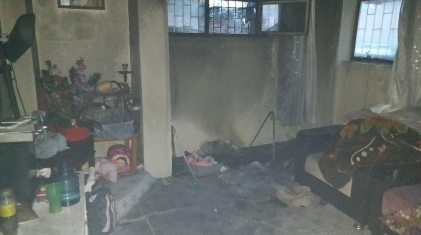 Alanya&rsquo;da Ev Yangını Paniğe Neden Oldu