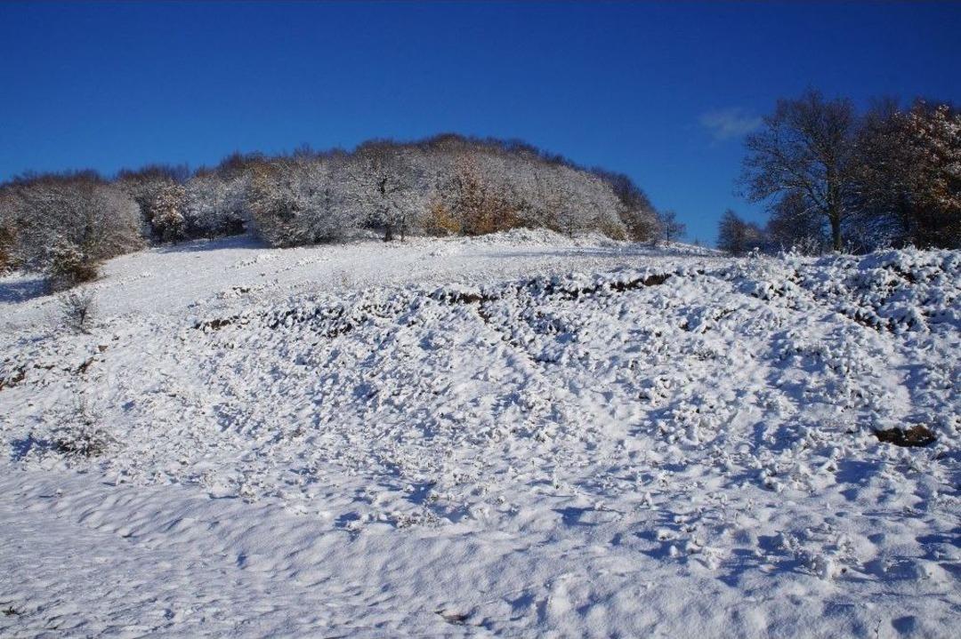 Lapseki&rsquo;de Kar Kalınlığı Yer Yer 15 Santime Kadar Ulaştı