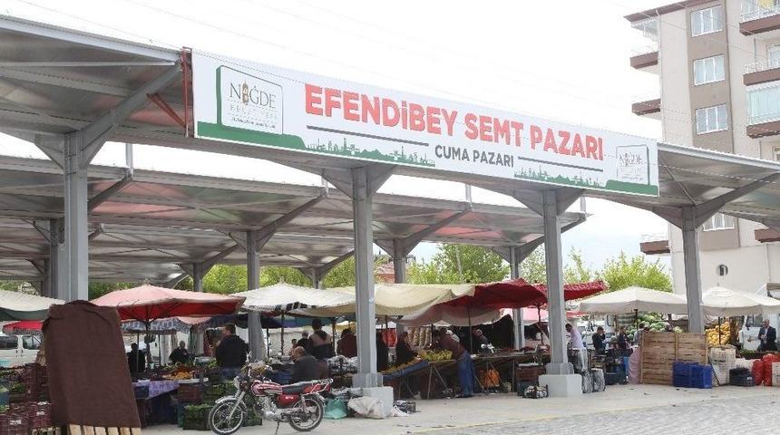 Niğde Efendibey Mahallesi Semt Pazarı A&ccedil;ıldı