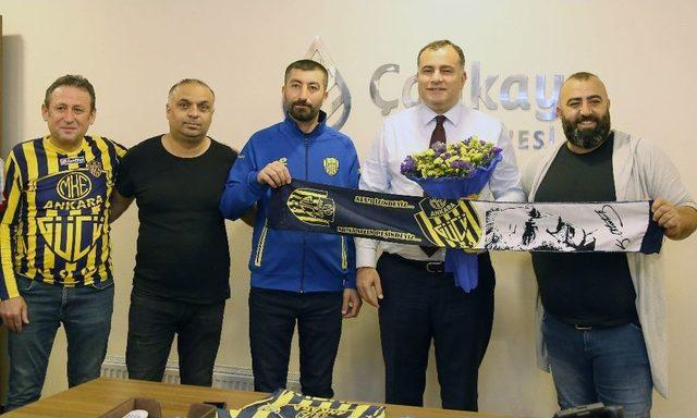 Ankaragücü Taraftarından Başkan Taşdelen’e Teşekkür Ziyareti