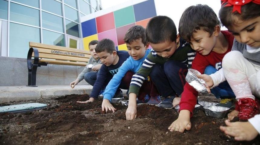 Ekolojik Kreş&rsquo;in Minikleri Toprakla Buluştu