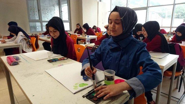 (özel) Ağızlarıyla Fırça Tuttular, Görmeden Boya Yaptılar G1