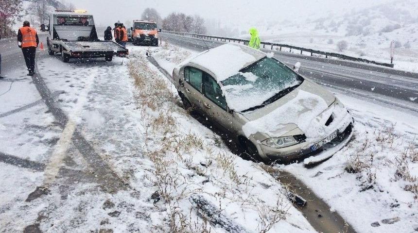 Sungurlu&rsquo;da Kar Kaza Yaptırdı
