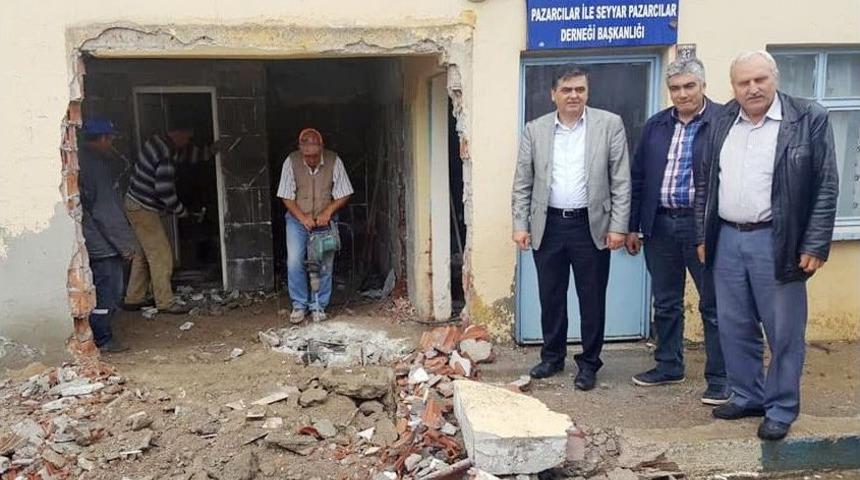 Başkan Yalçın Tadilat Çalışmaları Yerinde İnceledi