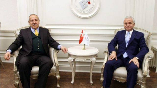 Chp’li Meclis Üyelerinden Eto Başkanı Güler’e Hayırlı Olsun Ziyareti