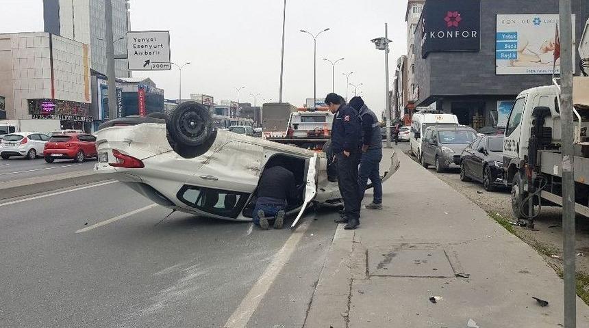 (&ouml;zel) E-5&rsquo;te Takla Atan Ara&ccedil; Yan Yola U&ccedil;tu