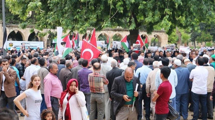 Balıklıg&ouml;l&rsquo;de Cuma Namazı Sonrası İsrail Ve Abd Protestosu
