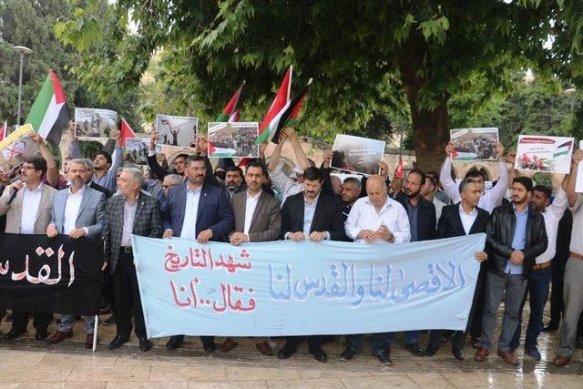 Balıklıgöl’de Cuma Namazı Sonrası İsrail Ve Abd Protestosu