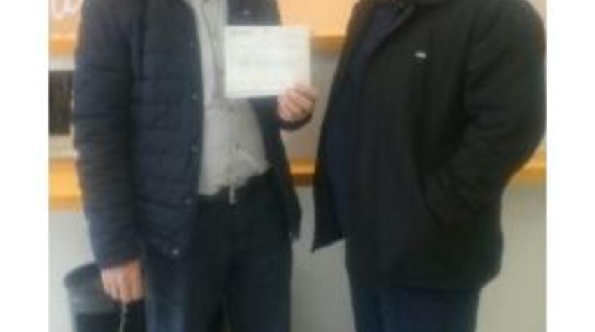 G&uuml;r&ccedil;eşme Beldesinden Mehmet&ccedil;ik Vakfına 10 Bin 750 Tl Bağış Yapıldı