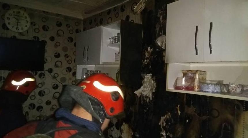 &Ccedil;ay Ocağında &Ccedil;ıkan Yangın Kısa S&uuml;rede S&ouml;nd&uuml;r&uuml;ld&uuml;