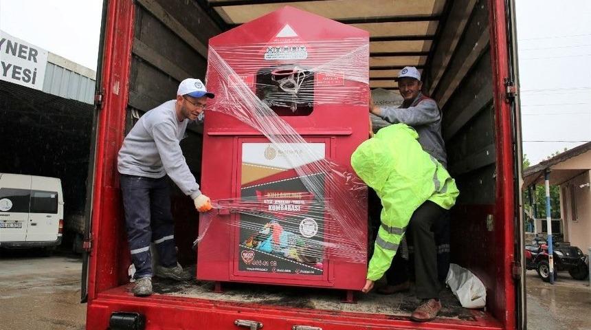 Başiskele&rsquo;de 52 Noktaya Tekstil Kumbaraları Koyuluyor