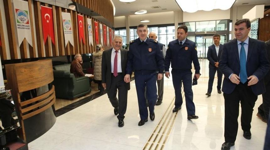 Hava Tuğgeneral Ercan Teke&rsquo;den Memduh B&uuml;y&uuml;kkılı&ccedil;&rsquo;a Nezaket Ziyareti