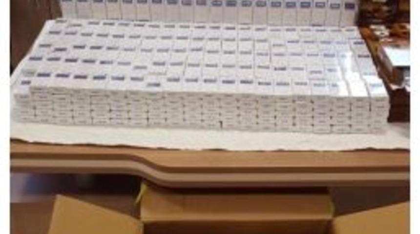 Kahve Kutularına Gizlenmiş 600 Paket Ka&ccedil;ak Sigara Yakalandı