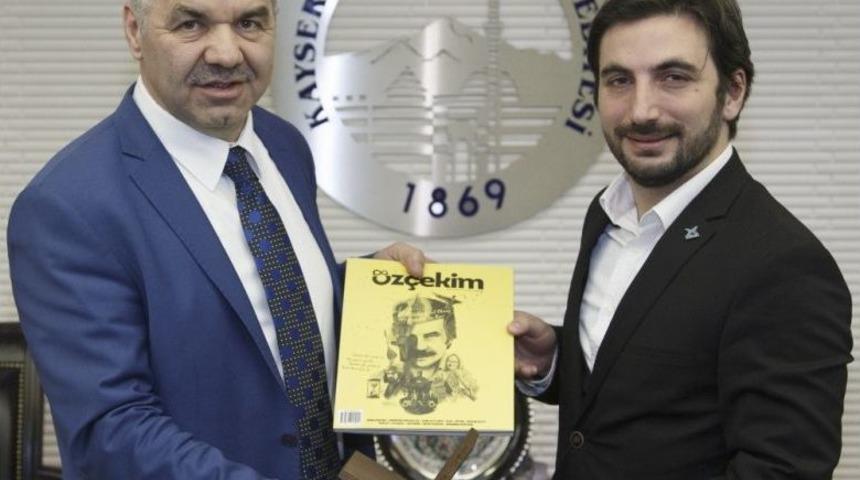 T&uuml;gva Genel Başkanı İsmail Emanet, Başkan &Ccedil;elik&rsquo;i Ziyaret Etti